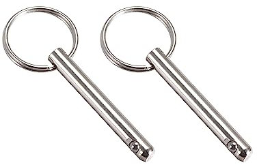 METALLIXITY Sgancio Rapido Perni (6mmx45mm) 2pz, Acciaio Carbonio Pull Perno - per Costruzioni Navali, Nave Allestimento, Barca Top