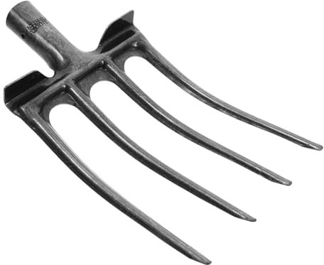 Happyyami Testa Di Ricambio Per Larga Per Letame Di Cavallo Da Letame Punta Denti Per Scavare e Rimuovere