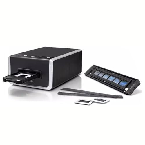 MegLob 35Mm Film Scanner, Digital Photo Scanner, Slide And Film Viewer, Converts 35Mm Film Negatives & Slides To Digital JPEG Images, Digital Negatives Film And Digitizer, with Wide Film Holder