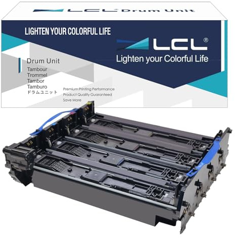 LCL Tamburo Rigenerate 44494202 Image Drum,Color Drum,Drum Unit Sostituzione per Oki C310dn C330dn C331 C510dn C511 C511dn C530dn C531 C531dn MC351 MC352dn MC361 MC361dn MC362dn MC561 MC561dn(1 Pack)
