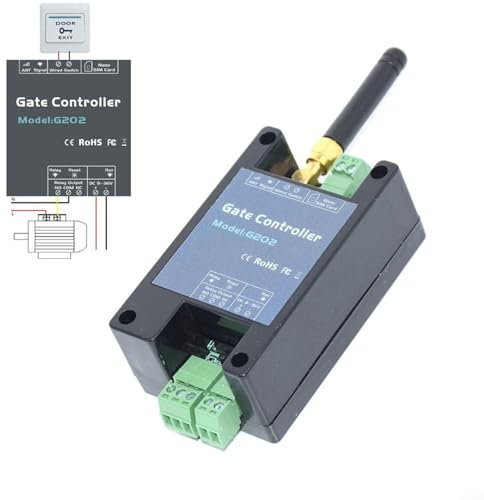 Lastdaytime Abrepuertas inalámbrico inteligente, controlador de acceso remoto para garaje, puertas, persianas, sistema de entrada, control de seguridad