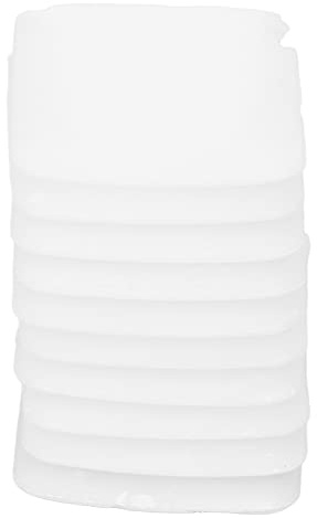 ANKROYU Herramienta de marcado de tela rectangular blanca de tiza de sastre profesional para costura, sastrería, bricolaje, cera de parafina invisible que desaparece, 10 piezas, 31