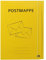 TIPTOP OFFICE Starke DreiflügelmappePostmappe A4, Gelb, 25.5 x 0.5 x 35 cm, 408228
