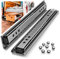 SHUHANG Guías de cajón resistentes con capacidad de carga de 120 kg, extensión completa con rodamientos de bolas, 300 350 400 450 500 550 600 650 700 750 800 850 900 950 1000 mm, montaje lateral, 1