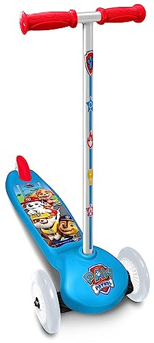 STAMP PA450045 Paw Patrol 3-hjulig skoter, PA450045, blå-röd-vit, justerbar
