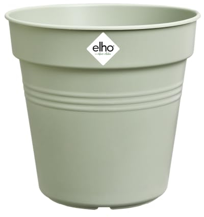 Elho Green Basics Growpot 24 - Vaso Da Coltivazione - Vasetti per Piantine - Ø 24.0 x H 22.1 cm - Verde/Verde Pietra