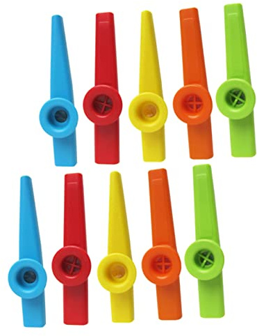 TOYANDONA 20 Piezas Kazoo Tarjeta Pequeña Piano Infantil De Plástico