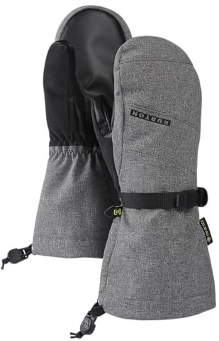 Burton Kids' Gore-TEX Insulated Mittens – Gray Heather, S