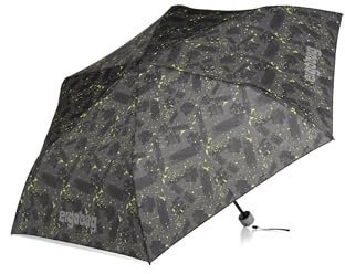 ergobag Ombrello | Ultraleggero e compatto con tasca, diametro di 90 cm, con fantasie abbinate allo zaino, ideale per i bambini