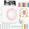 CIANBIFN Mini Stampante Fotografica, Stampante Fotografica Istantanea Portatile, Mini Stampante Termica Bluetooth, per Fotografica, Note, Diario, Elenco, Memo