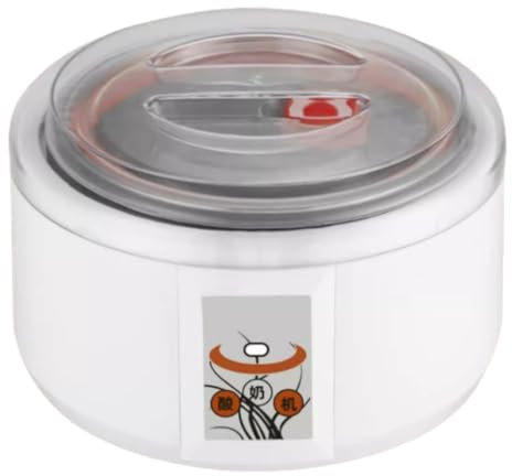Serenitison Yogurtiera Automatica 1.5L con 7 Vasetti (100ml),Macchina per Fare Yogurt in Casa,Contenitore Interno in Acciaio Inox,Macchina Yogurt Silenziosa,per La Casa,Cucina,22.8 * 14.8cm