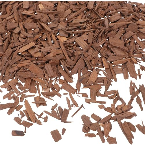 TOYANDONA Astillas de Roble Francés de 100g para Mejorar el Aroma del Vino y Ahumar Carnes en Barbacoa, Madera Natural Tostado Ligero para Elaboración de Vino y Carne
