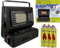 SMH LINE® Chauffage à gaz Portable 2 en 1 pour Camping, Tente d'extérieur, Caravane, réchaud 1,3 KW + Cartouches de gaz Butane en céramique GPL