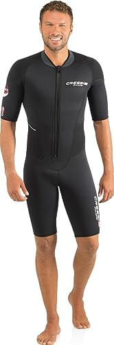 Cressi Sub S.p.A. Endurance Shorty Man 5mm Combinaisons Shorty Néoprène 3mm pour Les Adultes et Les Enfants Noir S/2