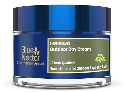Blue Nectar Eladi Face Moisturizer for Women | Plant Based Day Face Cream for Women for Use as Facial Moisturizer for All Skin Types (19 Herbs, 1.7 Oz)