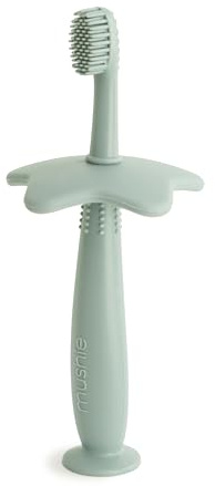 mushie Star Toddler Training Toothbrush (Cambridge Blue)