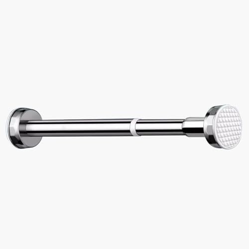 Tringle à Vêtements Dut Lourd Réglable Tringle De Penderie, Tube Industriel Acier Inoxydable Barre De Suspension De Vêtements/Tringles À Rideau De Douche, Pour Salle De Bain Fenêtres Chambres À Couch
