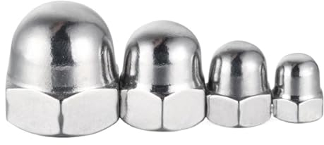 Eichel-Hutmutter M3 M4 M5 M6 M8 M10 M12 M14 M16 M18 Edelstahl Dekorative Kuppel-Hutmuttern Blindmuttern(316 stainless steel,M3 (20pcs))