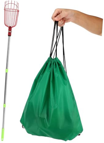 Artibetter 1satz Verstellbarer Obstpflücker Mit Sanftem Korb Teleskopstiel Für Äpfel Orangen Und Mehr Einfach Zu Montieren Effizienter Greifkopf Für Obsternte