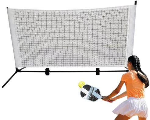 Pickleball-Trainernetz | Tennisball-Trainernetz zum Üben – Heimtrainingsnetz für Hinterhof, Auffahrt, Park, Straße