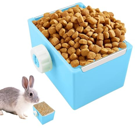 Bunny Food Bowl, Hamster Feeder | Pequeño cuenco de agua para animales pequeños – Cuenco de alimentación para hámster enano, Rennel, sirio, hurón, erizo, chinchilla conejito
