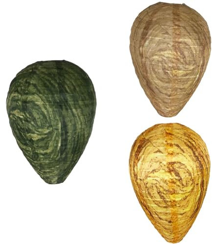 Ujjdwiurgh Wespenköder, hängende Wespenfalle, Wespenfalle, Falscher Wespenköder für Haus und Garten, Abschreckung von Wespen im Freien
