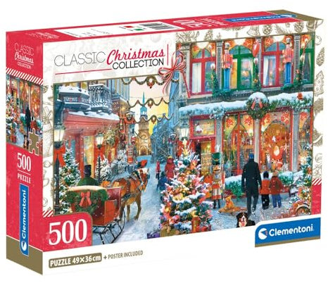 CLEMENTONI, PZL 500 JOY OF CHRISTMAS COMPACT, 35160