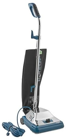 Commercial Upright Vacuum Cleaner, 12-Inch Path, HEPA Filter, 50ft Cord, Bagged
