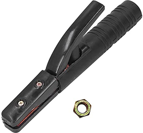 Almeigrity Soporte de electrodo Anti escaldado Cobre Forjado Abrazadera de Soldadura Alicates Pequeñas 800A Pinzas de Soldadura