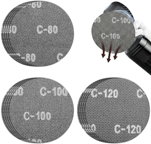 15 griglie abrasive, 225 mm, , carta vetrata da 225 mm, K80/K100/K120, 5 pezzi ciascuno, dischi abrasivi per levigatrice a giraffa, levigatrice a collo lungo, levigatrice da parete