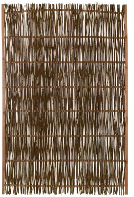 WEIDENPROFI Sichtschutz, Weidenzaun Modell STANDARD, Flechtzaun aus Weide, Größe (BxH): 180 x 180 cm