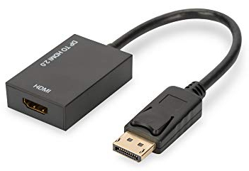 Digitus Assmann AK 340415 – 002 di S Cavo Adattatore Attivo DisplayPort a HDMI Gold