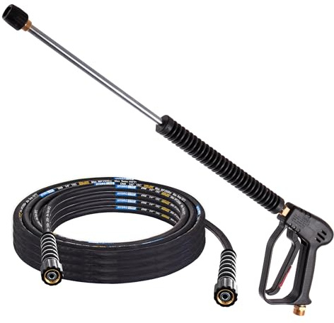 Pistolet 10m Tuyau 250bar Lance Courte 60cm Buse pour à Nettoyeur Haute Pression Karcher