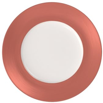 Villeroy und Boch Manufacture Glow Speiseteller Coupe, 25 cm, Premium Porzellan, Glow