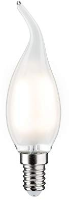 Paulmann 28688 LED Lampe Filament Kerze 4,8W Leuchtmittel dimmbar Satin 2700K Warmweiß E14