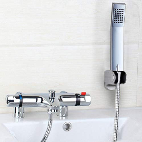 Miscelatore termostatico Miscelatore doccia da bagno antiscottatura con doccetta Miscelatore termostatico Doccia con miscelatore finitura cromata