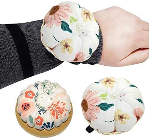 Magnetnadelkissen, Handgelenknadelkissen Nähnadelhalter Nadeln Nähkissen Tragbares Nadelkissen Zum Nähen Von Handarbeiten 2St