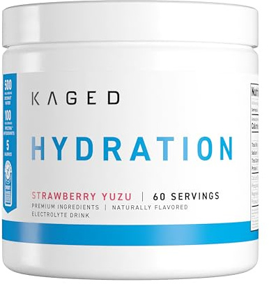 Kaged Sugar Free Hydration | 5 Key Electrolytes | Coconut Water | Tastes Amazing | 60 Servings