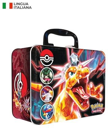 Pokémon Bauletto da Collezione del GCC, Autunno 2023, Meowscarada, Skeledirge e Quaquaval, Tre Carte Promozionali Olografiche e Sei Buste di Espansione, Edizione in Italiano