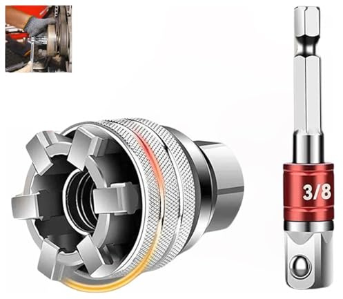 Multifunktions universal hylsnyckelverktyg - universalt underhållsverktyg, justerbar drivhylsa, for 3/8 metriskt professionellt reparationsverktyg(1pcs)