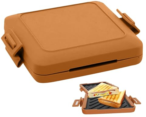 Gdiojnfg Microwave Toastie Maker, Sandwich Toaster, Panini Press Grill, Breakfast Machine Breakfast Sandwich Maker, Breakfast Station, Wireless Maker For Sandwiches, Hot Dogs, Pancakes