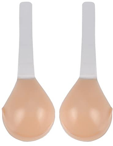 Non Wired Sports Bra for Women - Voluptuous Plus Size Silicone Adhesive Bra with Conceal Tape and Strap UK
