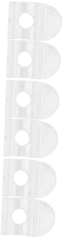 MAGICLULU 3 Sätze Jalousieclip Wahr Streifen Blind Blackout Austausch Der Lamellen Von Vertikaljalousien Handhaben Jäger Teile Fenster Haken Klar Schwarz Plastik Transparent 2 Stück * 3