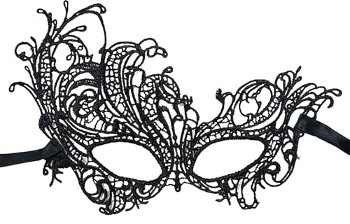 Yonuaret Spitze Augenmaske | Cosplay Kostüm Gesichtsmaske - Augenmaske für Party Cosplay Bühnenauftritte Halloween Weihnachten