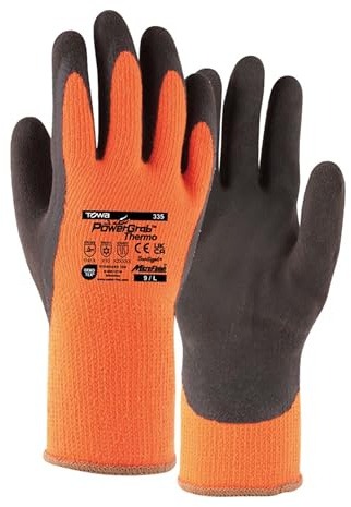 Handgjorda vinterhandskar Power Grab orange personliga vårdprodukter, orange, M (1-pack) EU