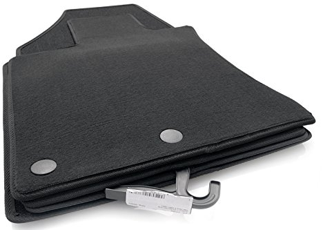 kh Teile Fußmatten/Velours Automatten Original Qualität Stoffmatten 4-teilig schwarz
