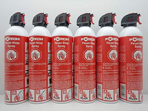 Förch Feuer Stop Spray FEUERLÖSCHER Pulver AFFF KFZ Werkstatt 400ML (6)