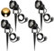 4 Piezas Foco Proyector Exterior 9W Foco COB LED 900LM con Estaca Lámpara Luz Blanco Cálido IP65 220V Impermeable LED Bombilla Exteriores para Jardín Aire Libre Césped Patio Decoración