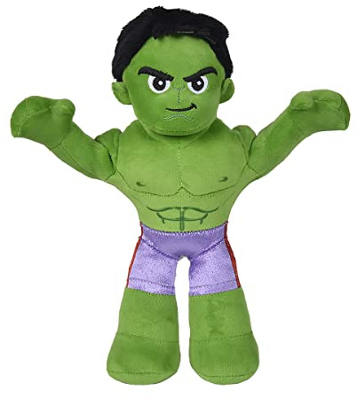 Disney Marvel Hulk Poseable 25cm Plüschfigur, für Kinder ab den ersten Lebensmonaten geeignet
