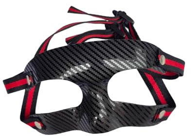 Oshhni Sport Gesichtsmasken, Gesichtsschutz Fußball Gesichtsschutz Nasenschutz Gesichtsschutz Basketball Maske Schutz für Basketball Kinder Boxen, Stil C 17,5 x 11 cm
